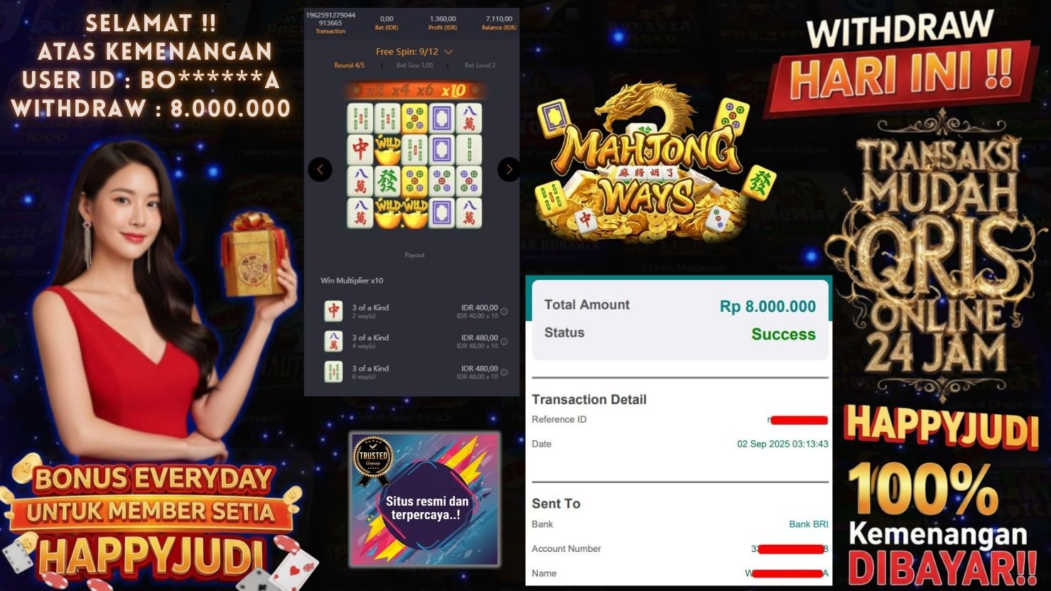 HAPPYJUDI JACKPOT SLOT MAHJONG WAYS